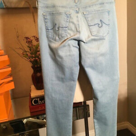 Adriano Goldschmed The Stilt Roll-Up Blue Jeans - Picture 5 of 10